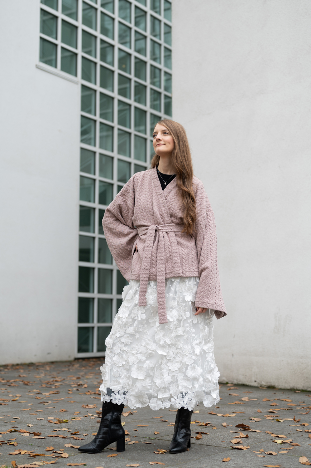 Kimonojacke Ella, Spitzenblütenrock Juliane