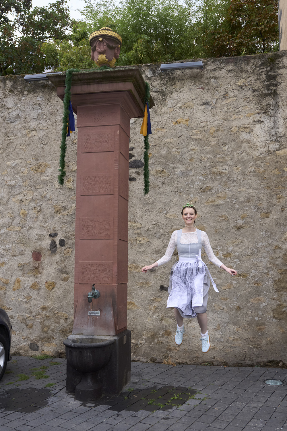 Luise I. am Bäckerbrunnen