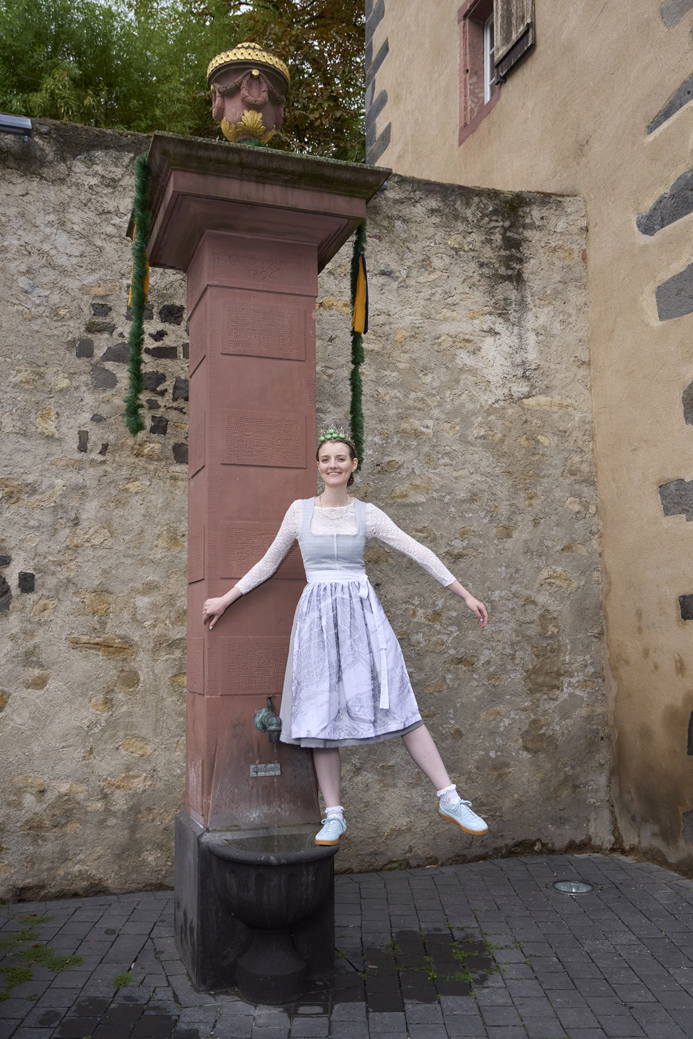 Luise I. am Bäckerbrunnen