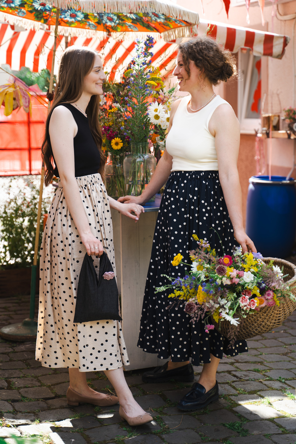 Top Ann, Rock Rosa, Tasche Peggy