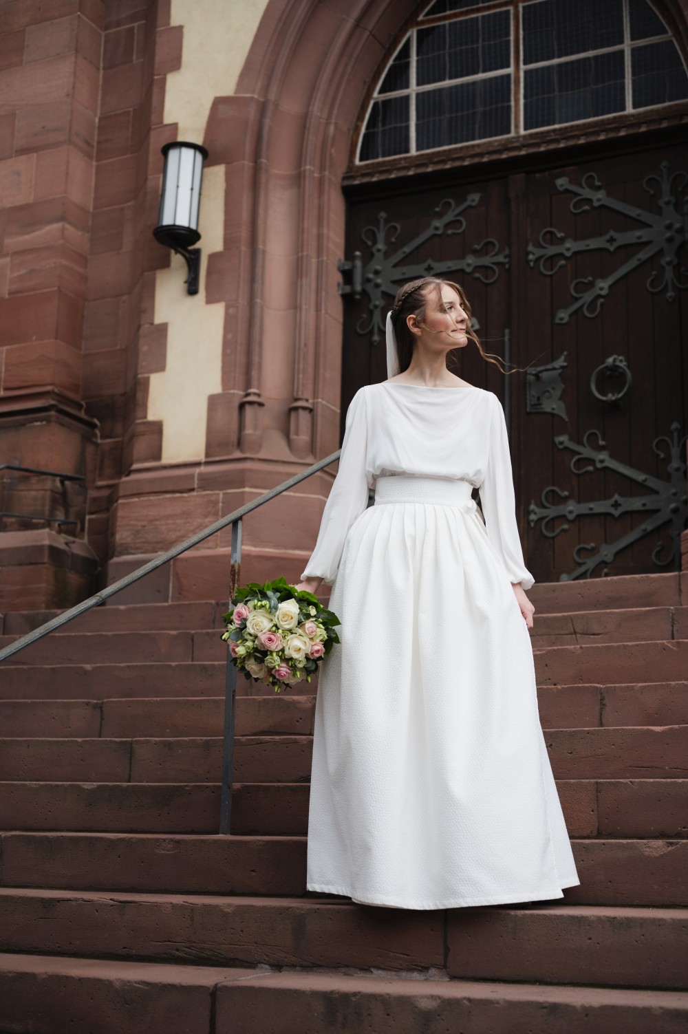 Bluse Clio, Rock Lalita, Schleier Erika